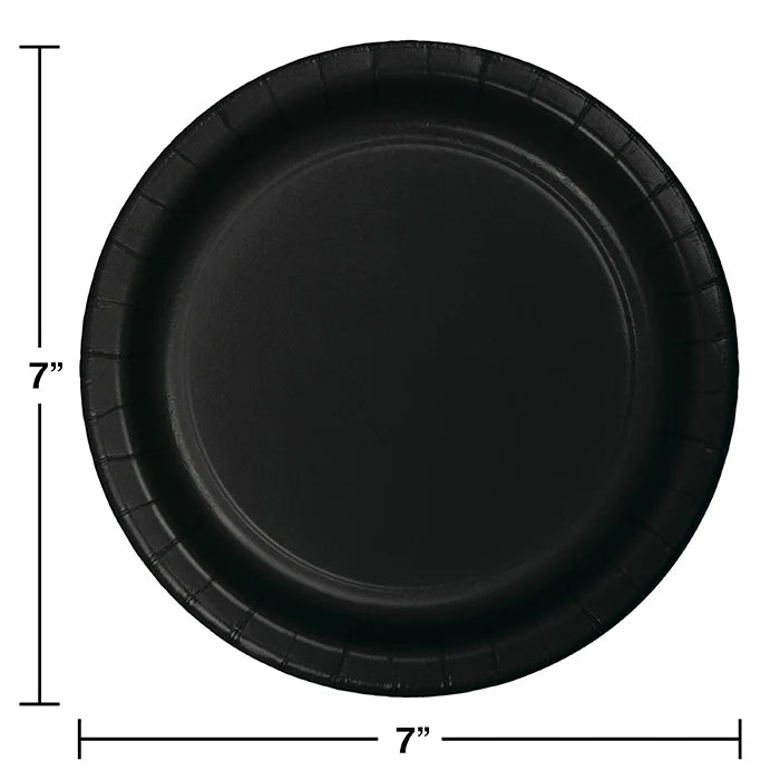 7" PPR PLATES BLACK VELVET
