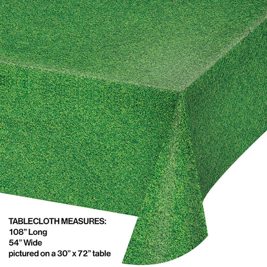 GRASS PLASTIC TABLECOVER