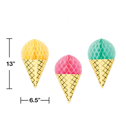 HANGING DECOR ICE CREAM PARTY