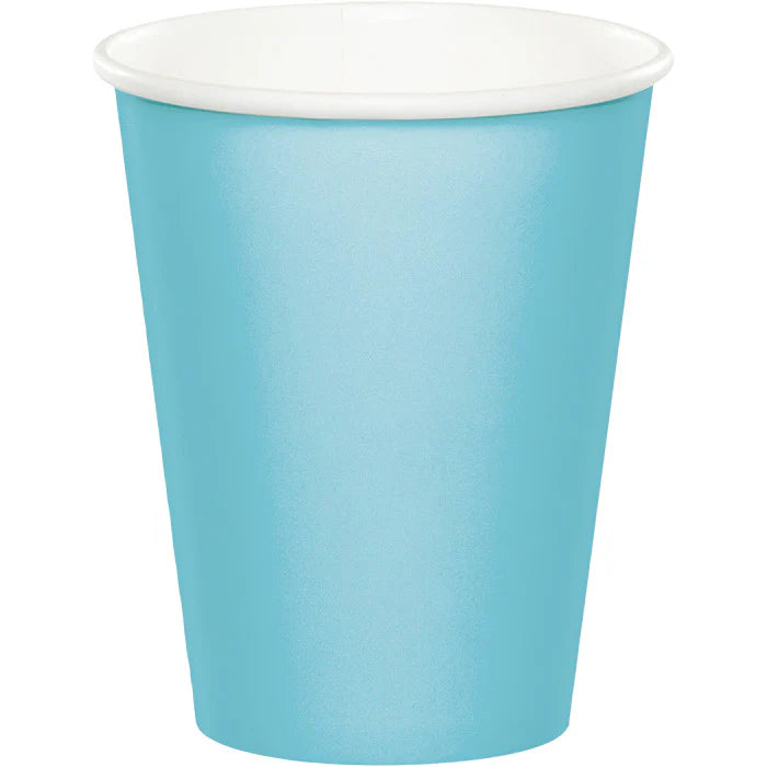 PASTEL BLUE 9OZ PPR CUPS 24CT