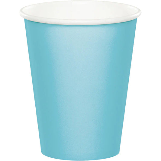 PASTEL BLUE 9OZ PPR CUPS 24CT