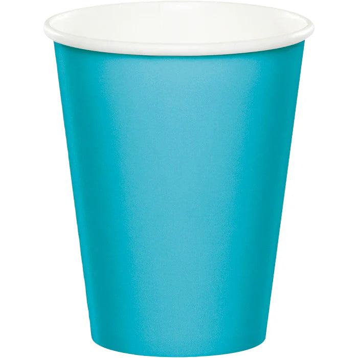 BERMUDA BLUE 9OZ PPR CUPS 24CT