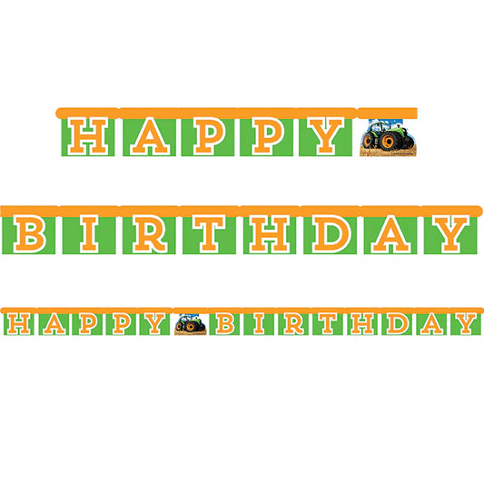 JOINTED BIRTHDAY BANNER TRACTOR