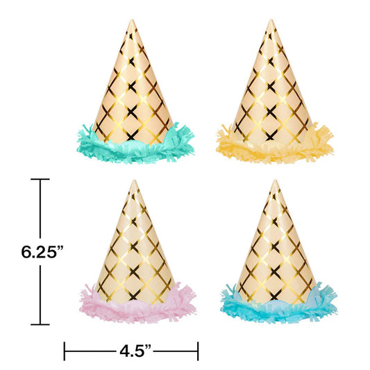 PARTY HATS ICE CREAM PARTY
