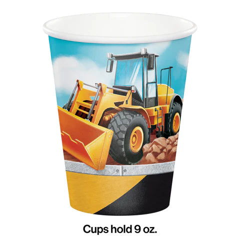 BIG DIG CONSTRUCTION 9OZ CUPS