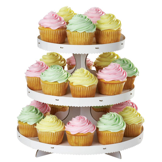 CUPCAKE STAND-WHITE